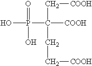 Structure Formula - 2-phosphonobutane-1,2,4-tricarboxylic Acid-Structure Formula 